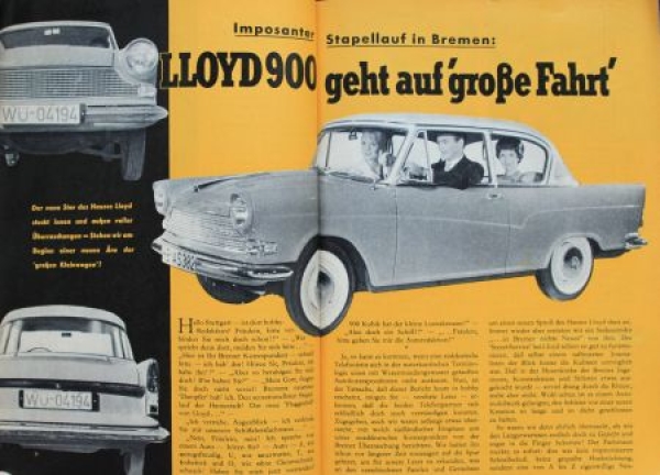 "Hobby - Das Magazin der Technik" 1959 Lloyd 900 BMW 700 Technical-Magazine (7980)